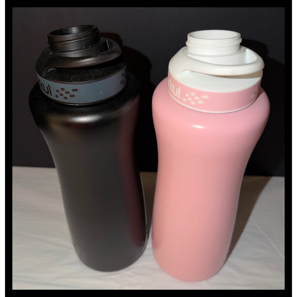 Cirkul Water Bottle Womens 22oz Pink Black Stainless Steel Insulated Hydration - Picture 2 of 5